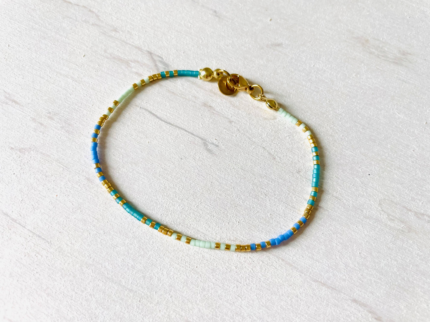 Stainless steel women's bracelets, bead bracelets N011