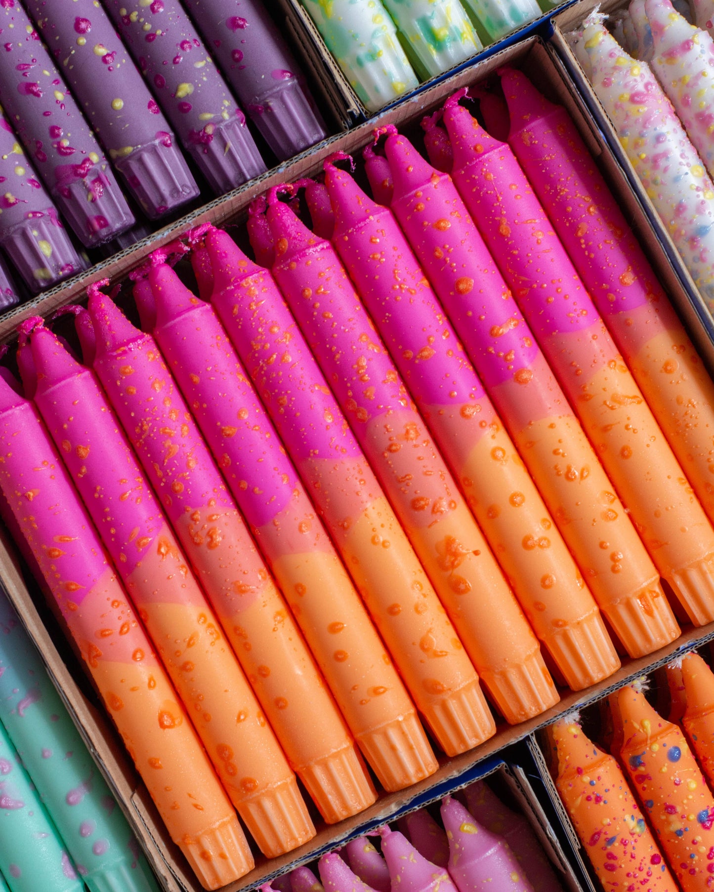 Konfetti: Rosa/Oransje