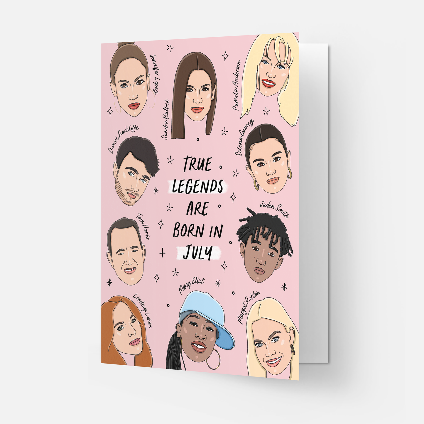 Legends July greeting card