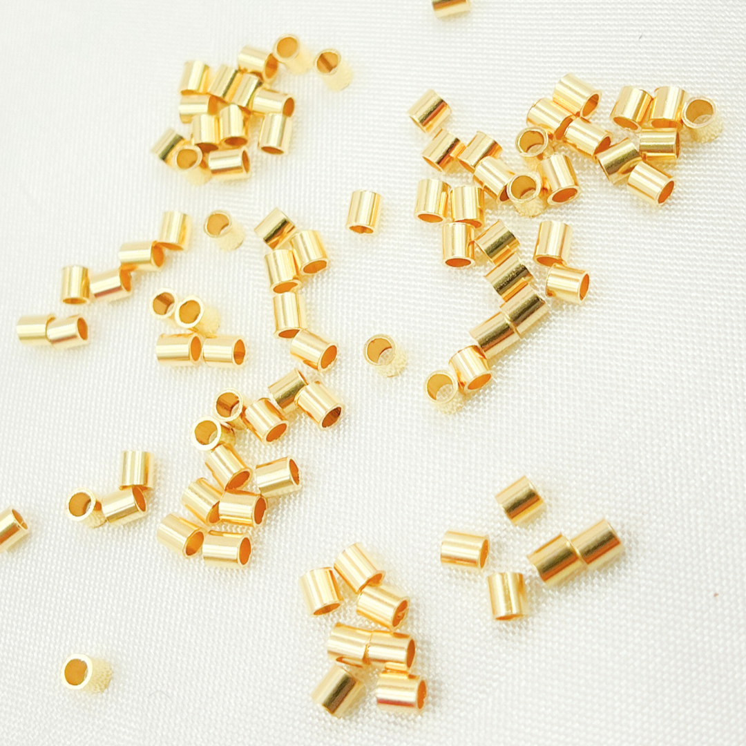 CBGF. 14K Gold Filled Crimp Tube 2X2mm