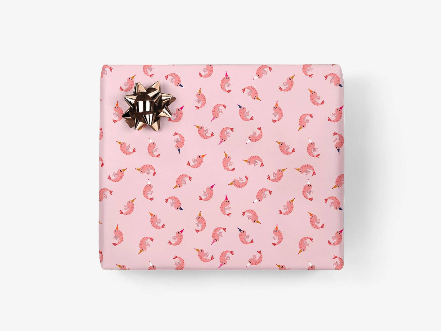 Gavepapir: party shrimp