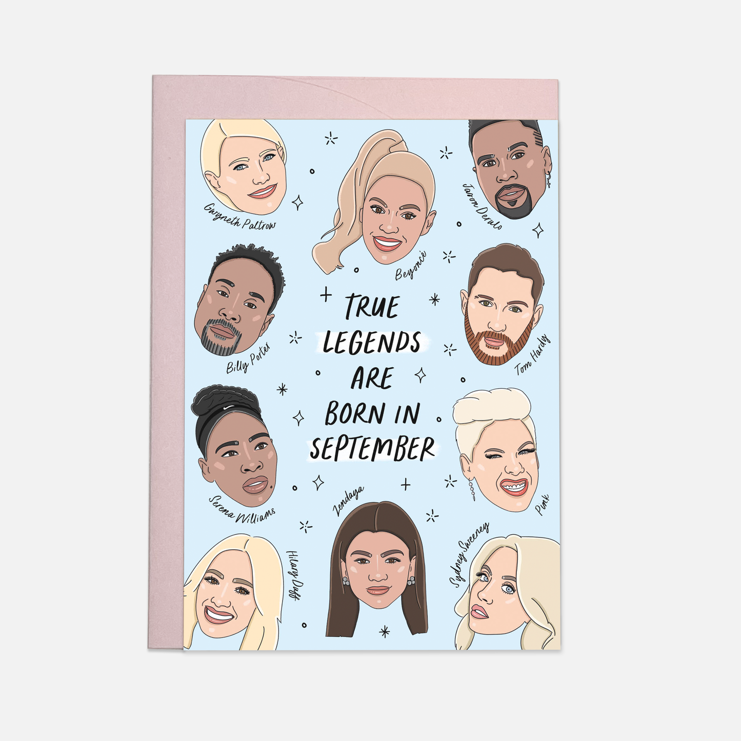 Legends September greeting card