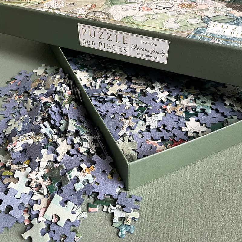 Puzzle Family Christmas 500 pieces. Made in Europe