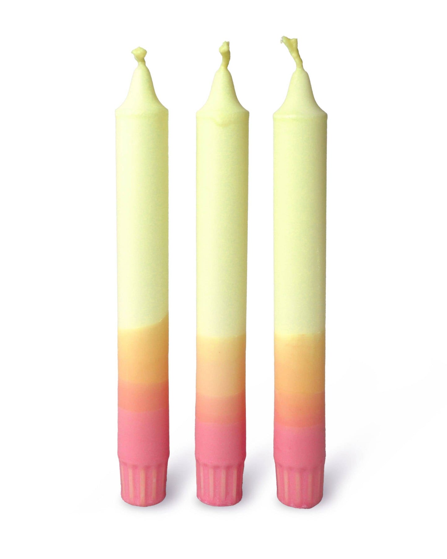 Yellow/Pink: Dip Dye