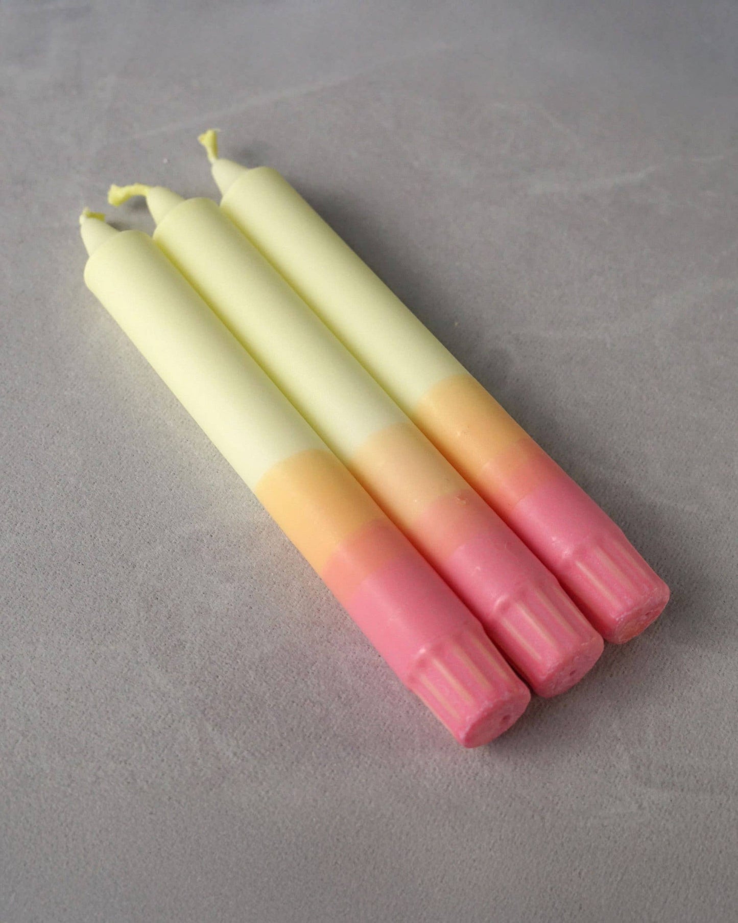 Yellow/Pink: Dip Dye