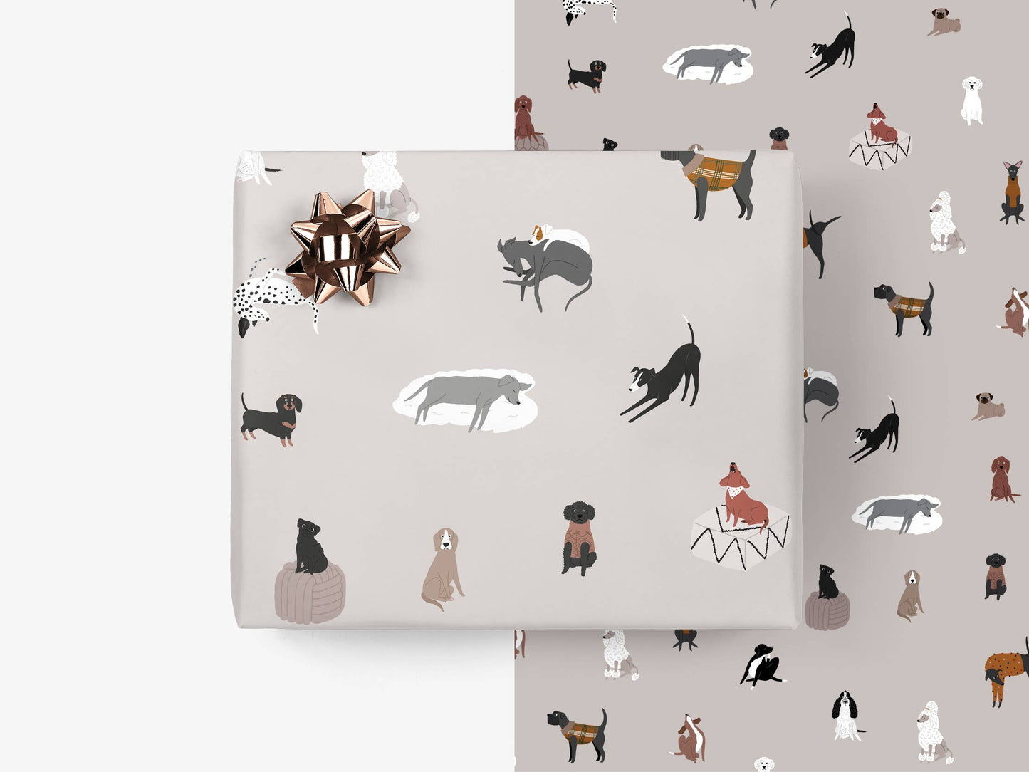 Gavepapir: dogs