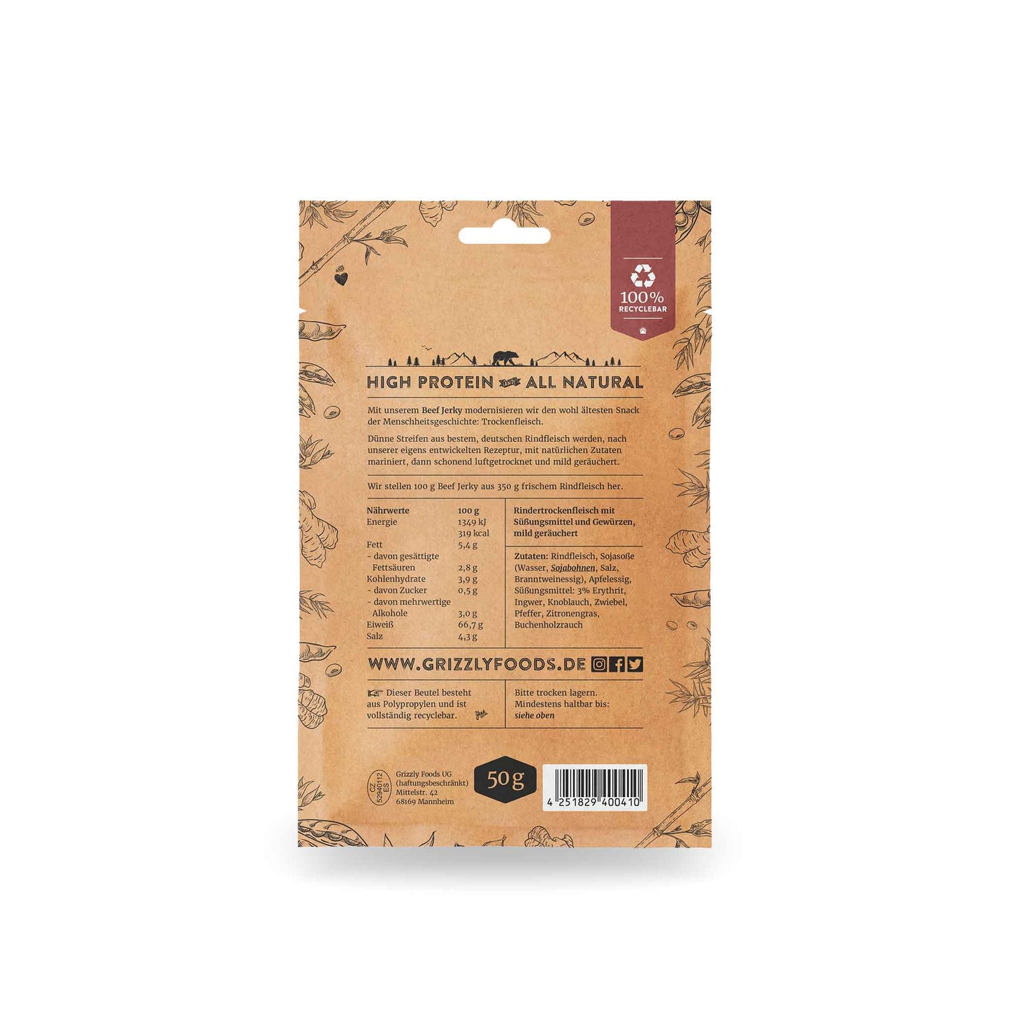 Beef Jerky - Teriyaki