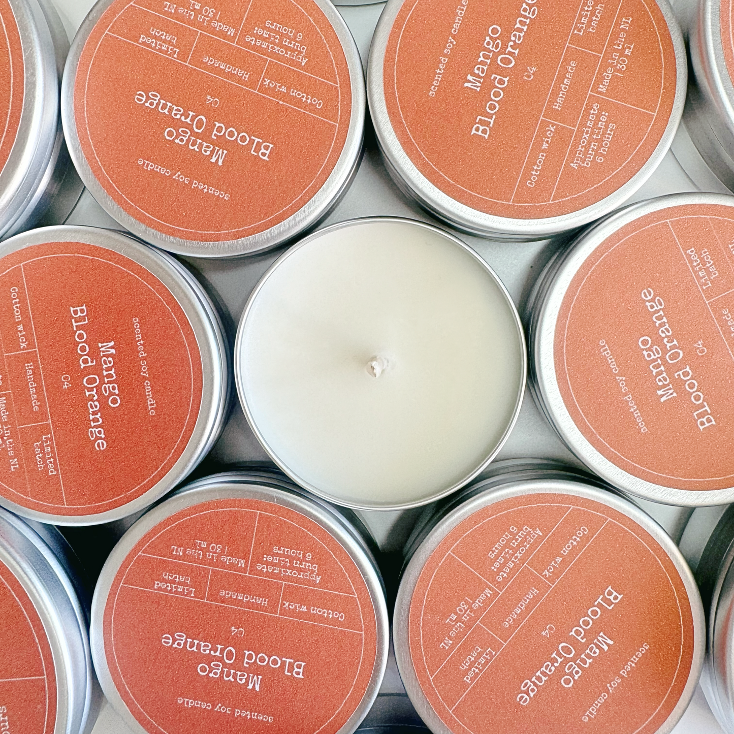SOY WAX SCENTED CANDLE | MANGO & BLOOD ORANGE