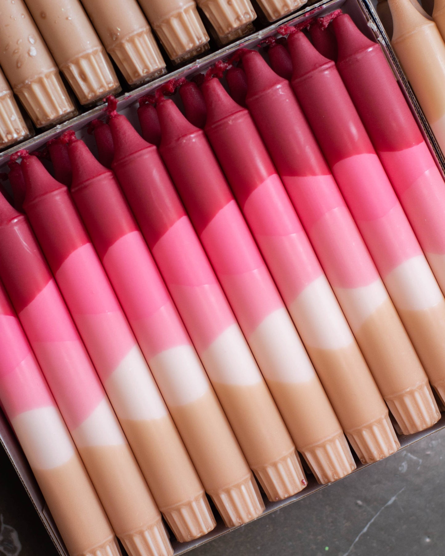 Taper candles- Autumn colors mix