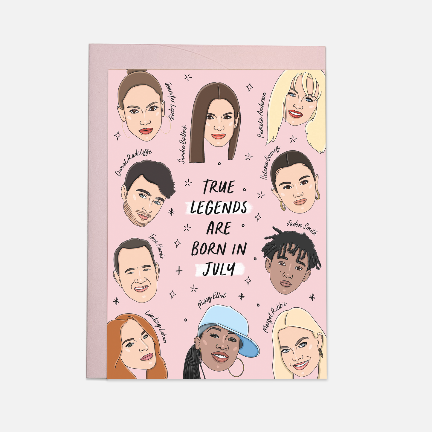 Legends July greeting card