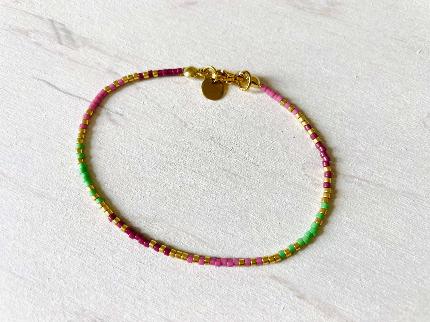 Stainless steel women's bracelets, bead bracelets N001