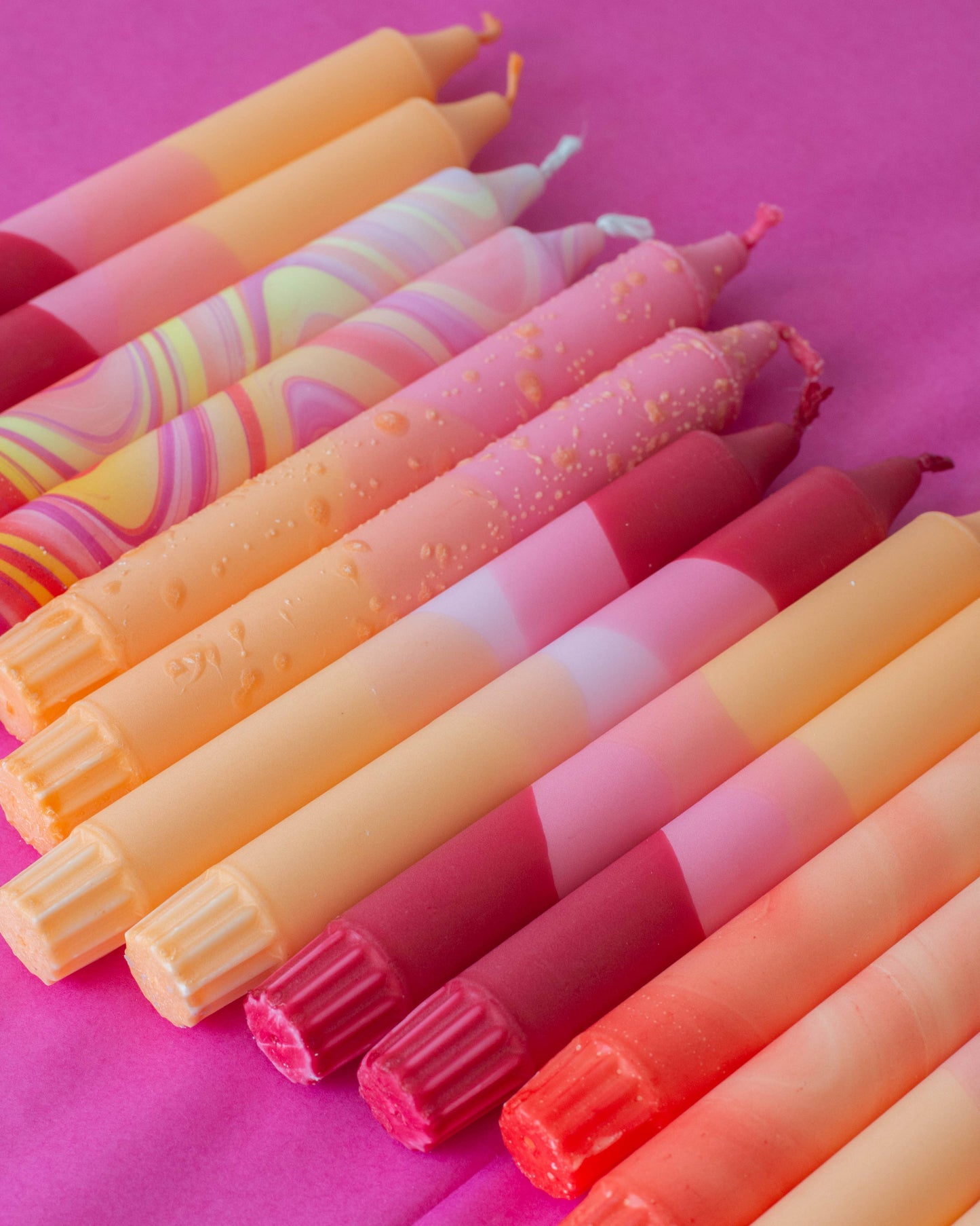 Taper candles - Sunset Mix