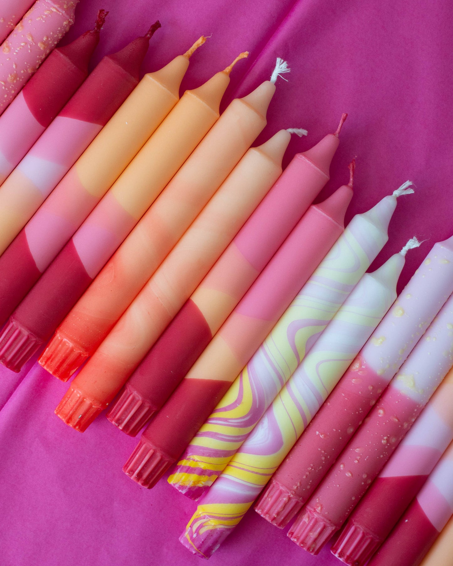 Taper candles - Sunset Mix
