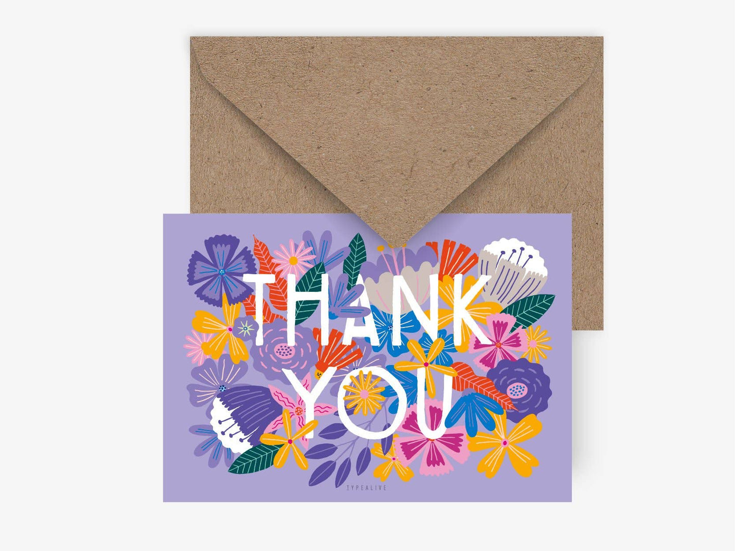 Postcard/Bloomy Thanks