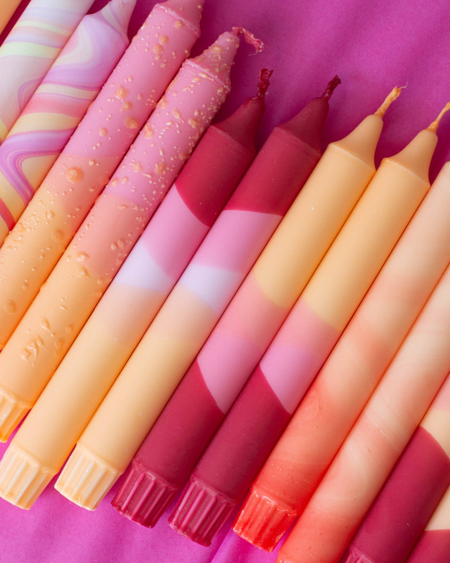 Taper candles - Sunset Mix