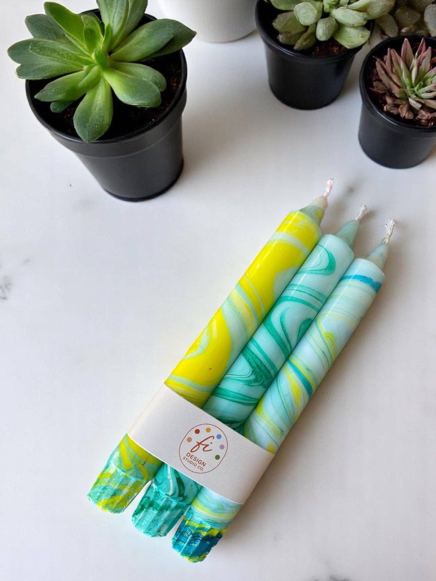 Marbled Light | Lemon Pop | 2.3x20 cm