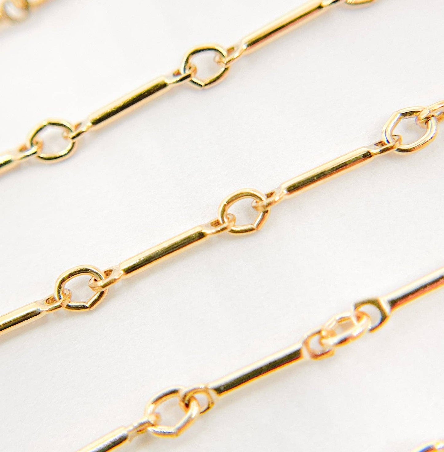 567GF. 14k Gold Filled Bar Chain