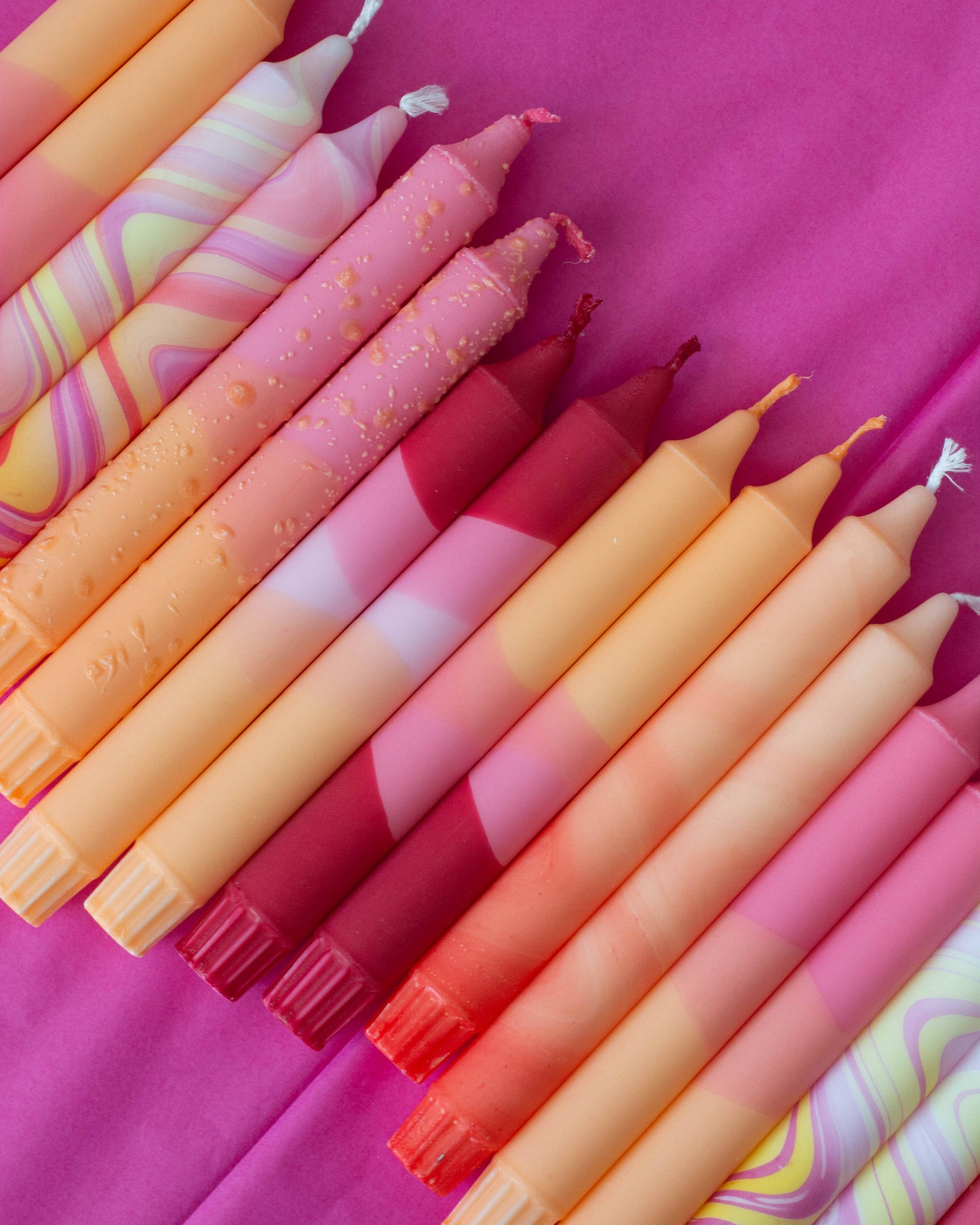 Taper candles - Sunset Mix