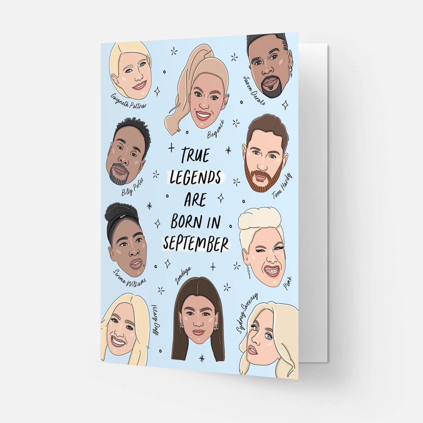 Legends September greeting card