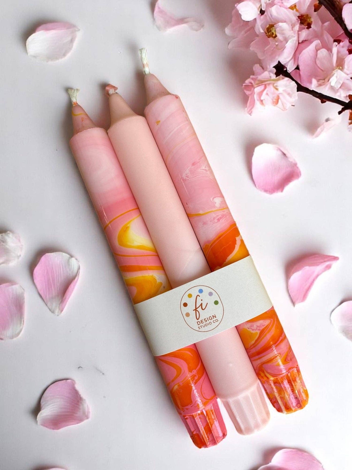 Marbled Light | Blush Bloom | 2.3x20 cm