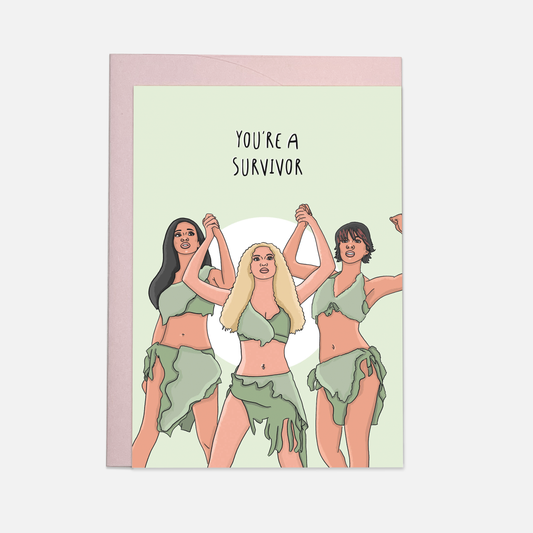 Survivor greeting card
