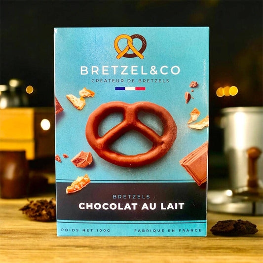 Milk chocolate pretzel