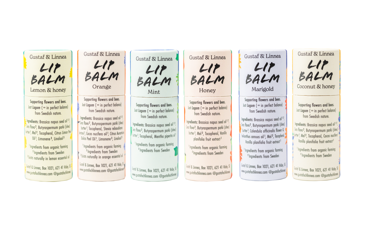 Läppbalsam - Ringblomma - i pappersförpackning