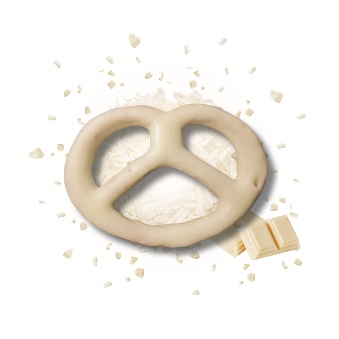 White chocolate pretzel
