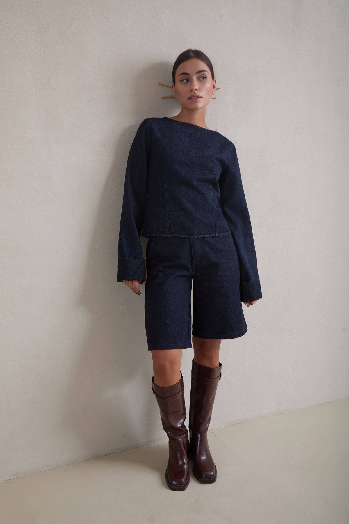 Top Denim Wabi