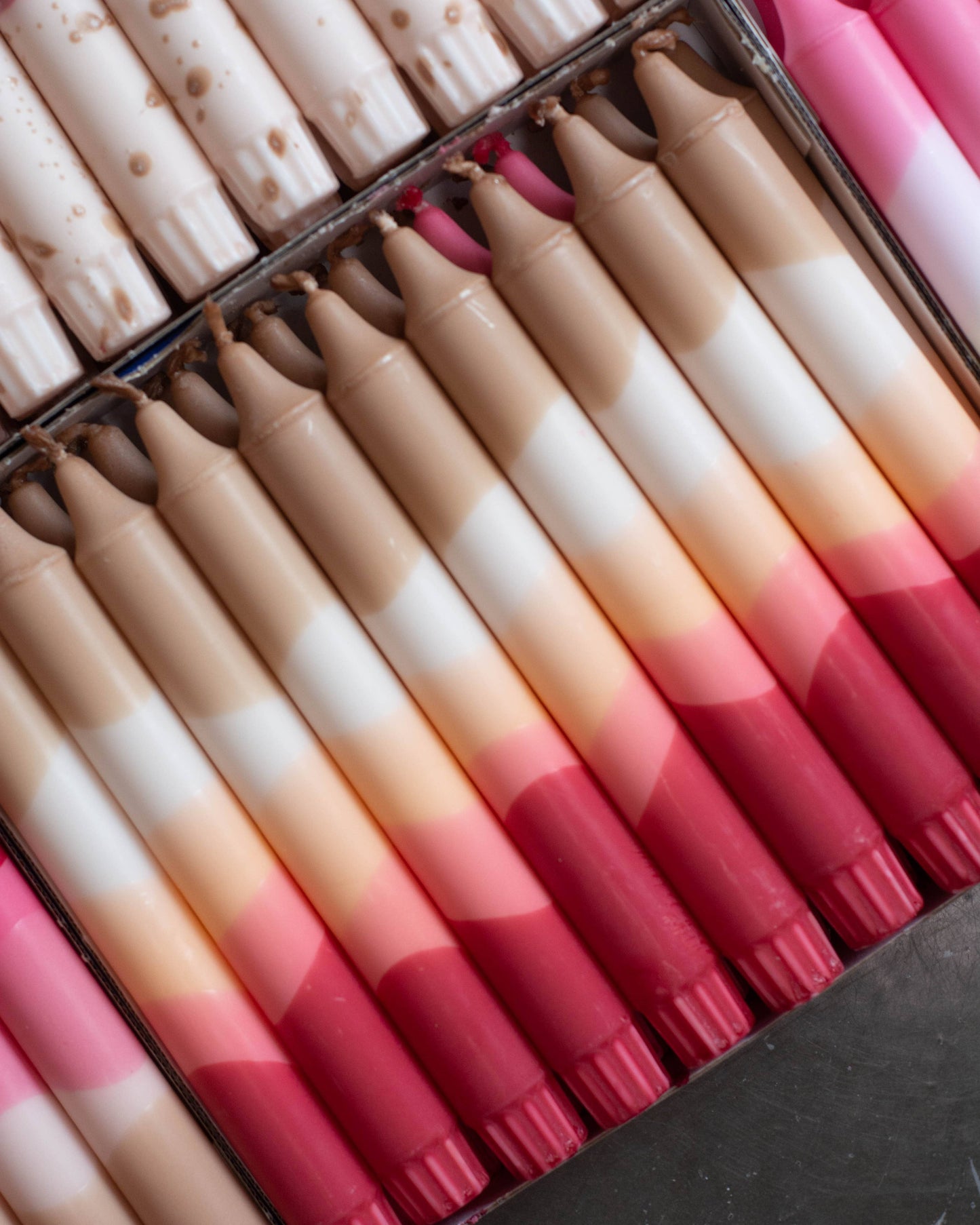 Taper candles-  Autumn colors mix