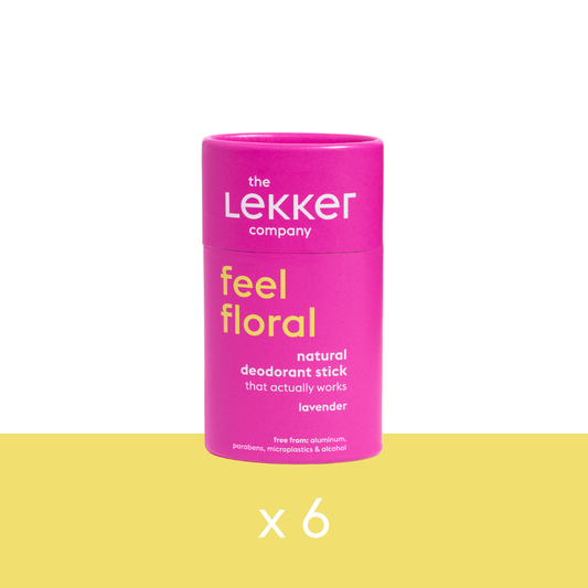 Deodorant stick feel floral (x6)