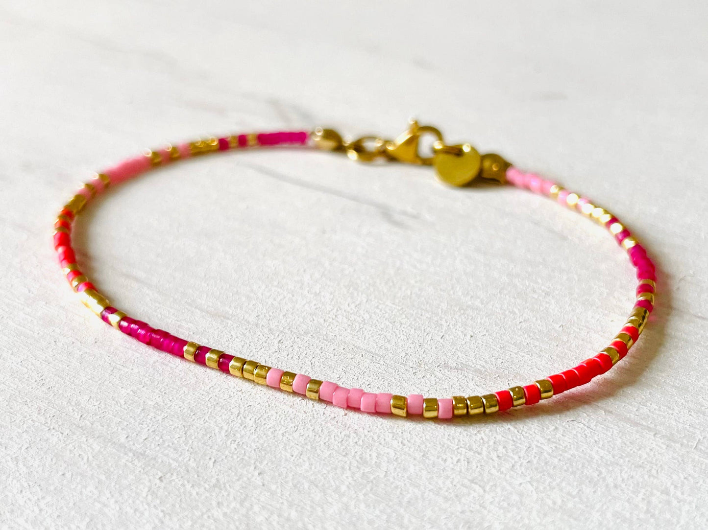 Stainless steel women's bracelets, bead bracelets N013