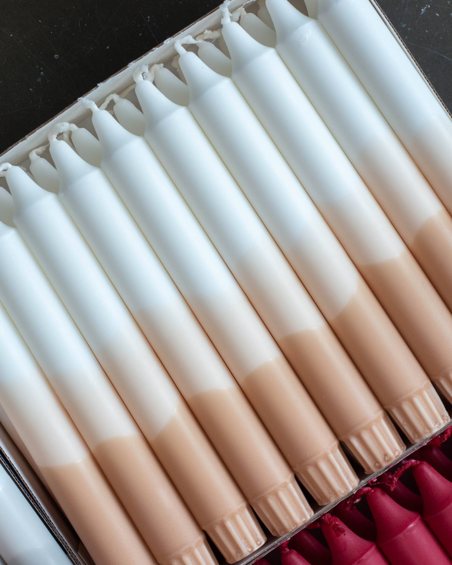 Taper candles-  Autumn colors mix