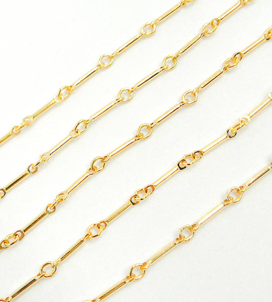 567GF. 14k Gold Filled Bar Chain