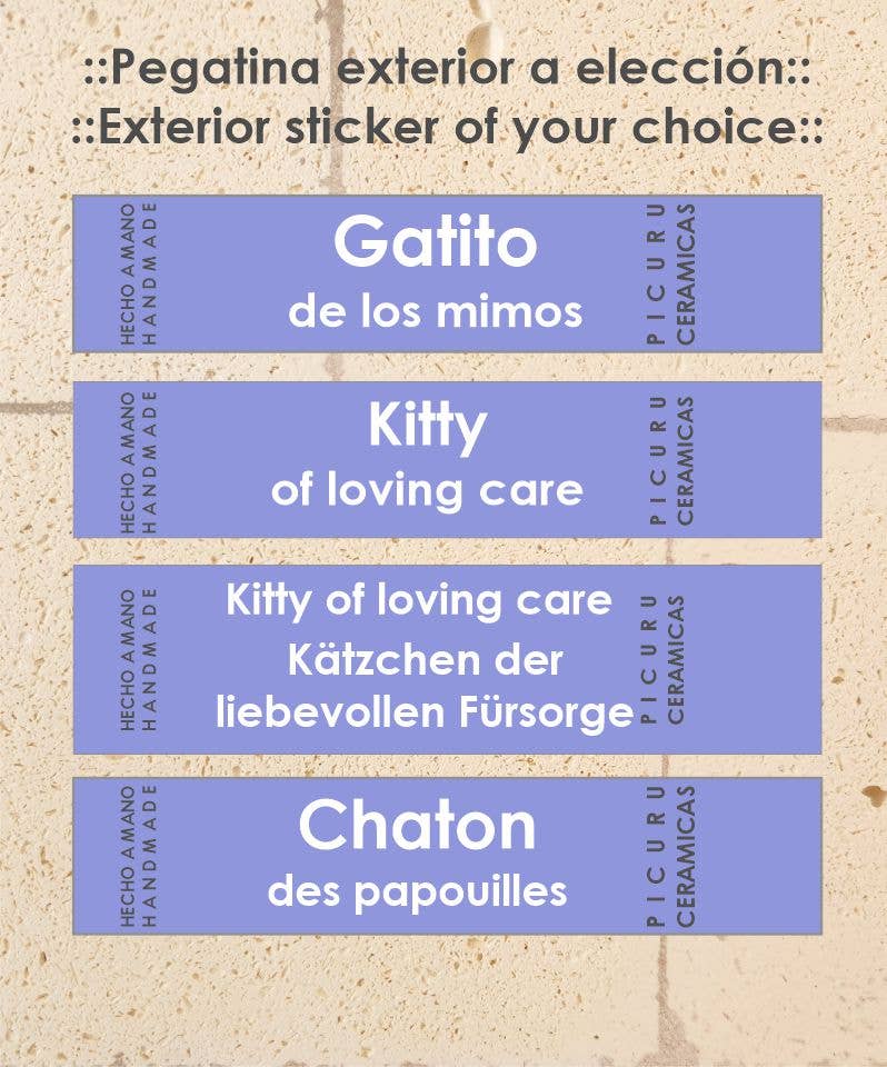 Kitten Amulet of Cuddles (5 languages)