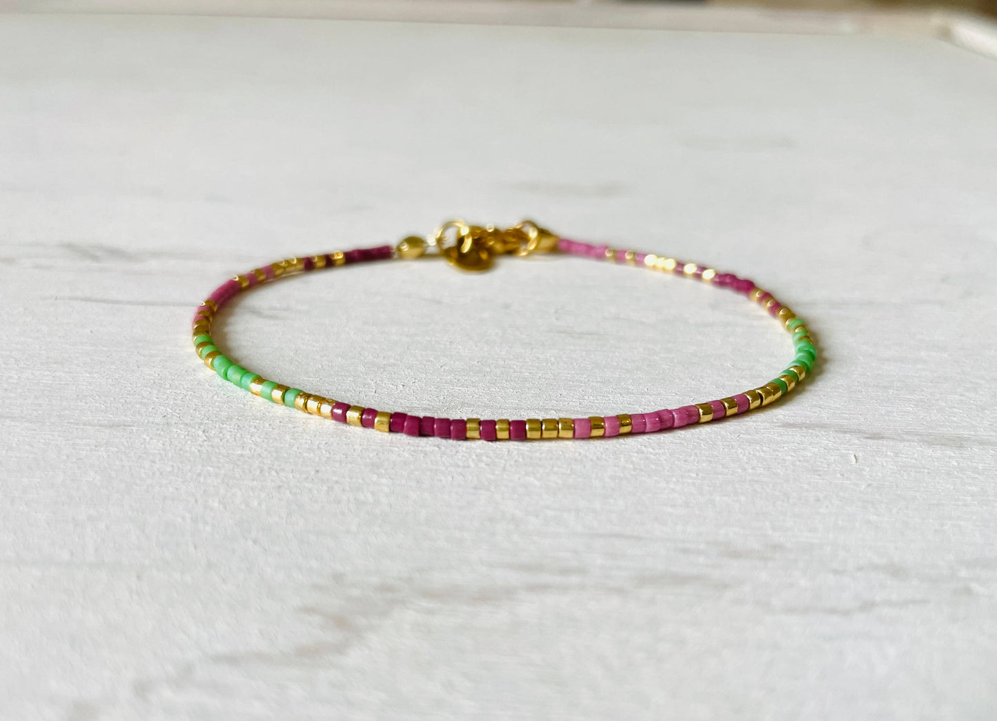 Stainless steel women's bracelets, bead bracelets N001