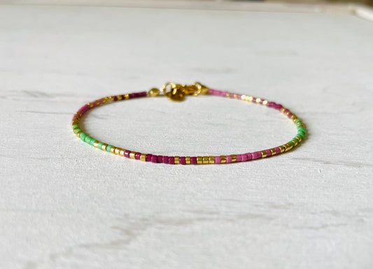 Stainless steel women's bracelets, bead bracelets N001