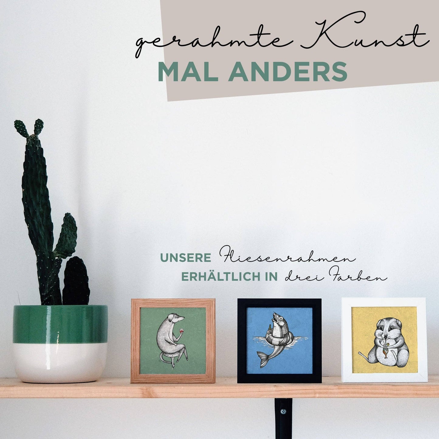 Tile Coaster [Natural Stone] - Hyacinth Macaw