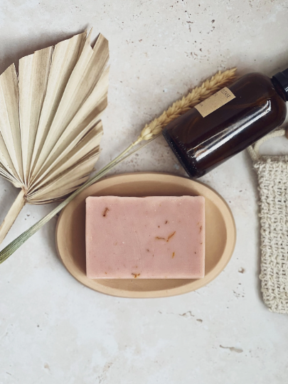 Concrete Oval Soap Dish
