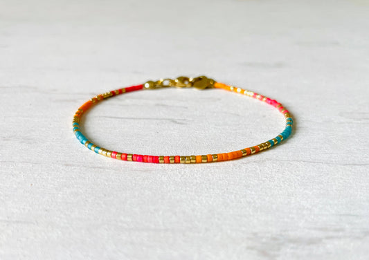 Stainless steel women's bracelets, bead bracelets N012