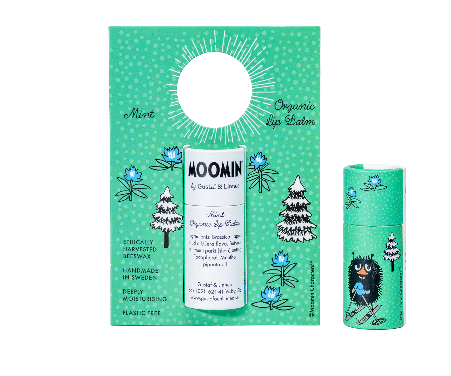 Moomin by G&L - Beeswax lip balm with mint flavor