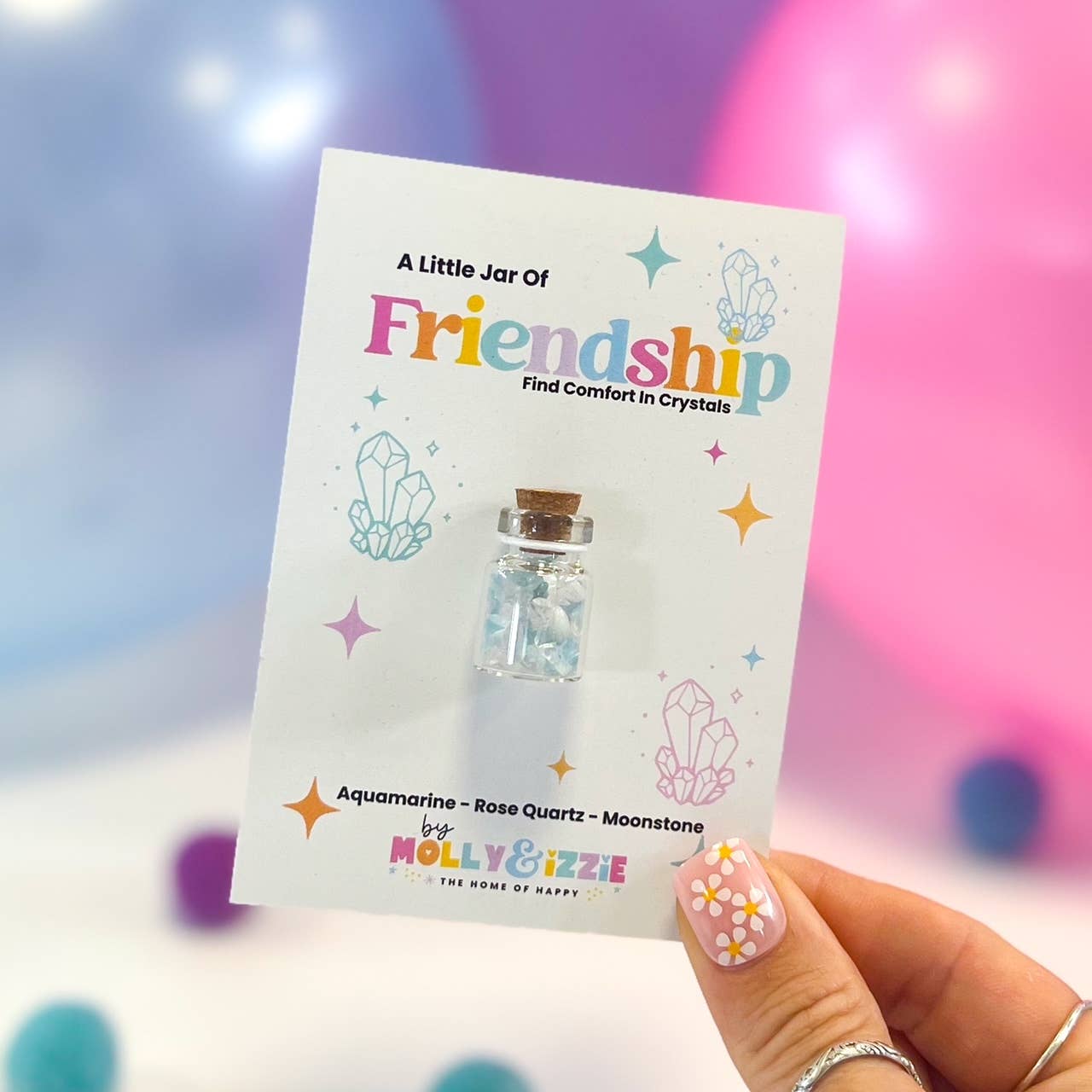 A Little Jar Of Friendship Crystals