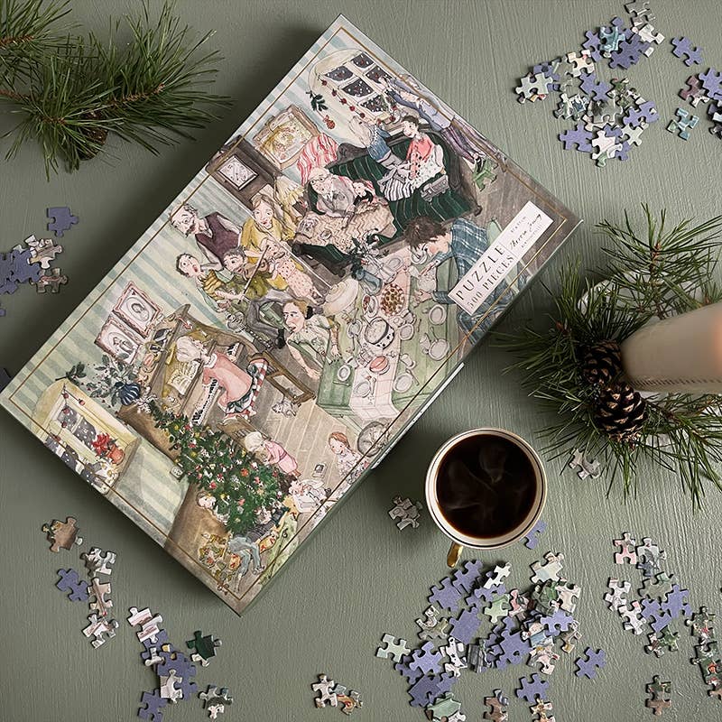 Puzzle Family Christmas 500 pieces. Made in Europe