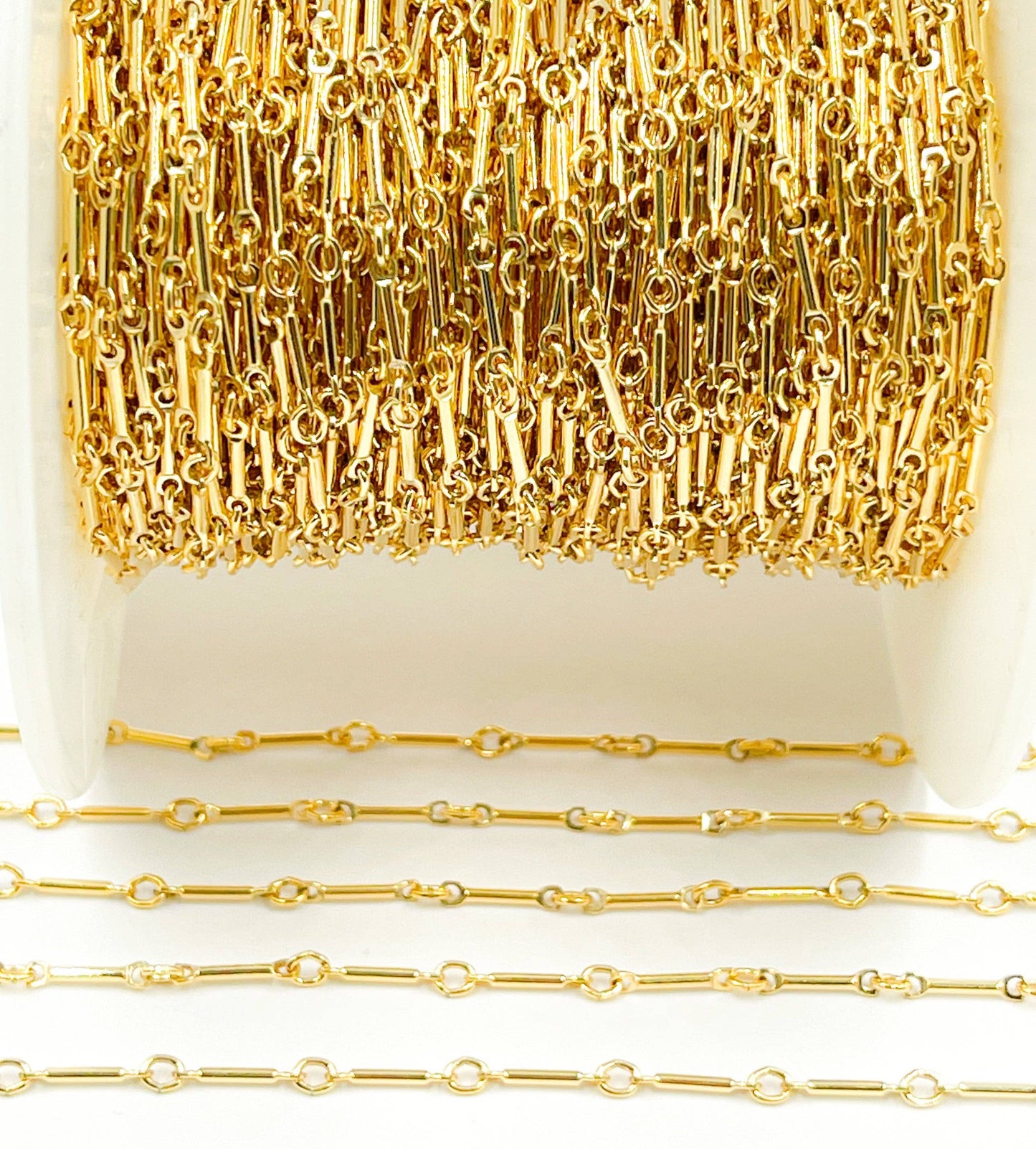 567GF. 14k Gold Filled Bar Chain