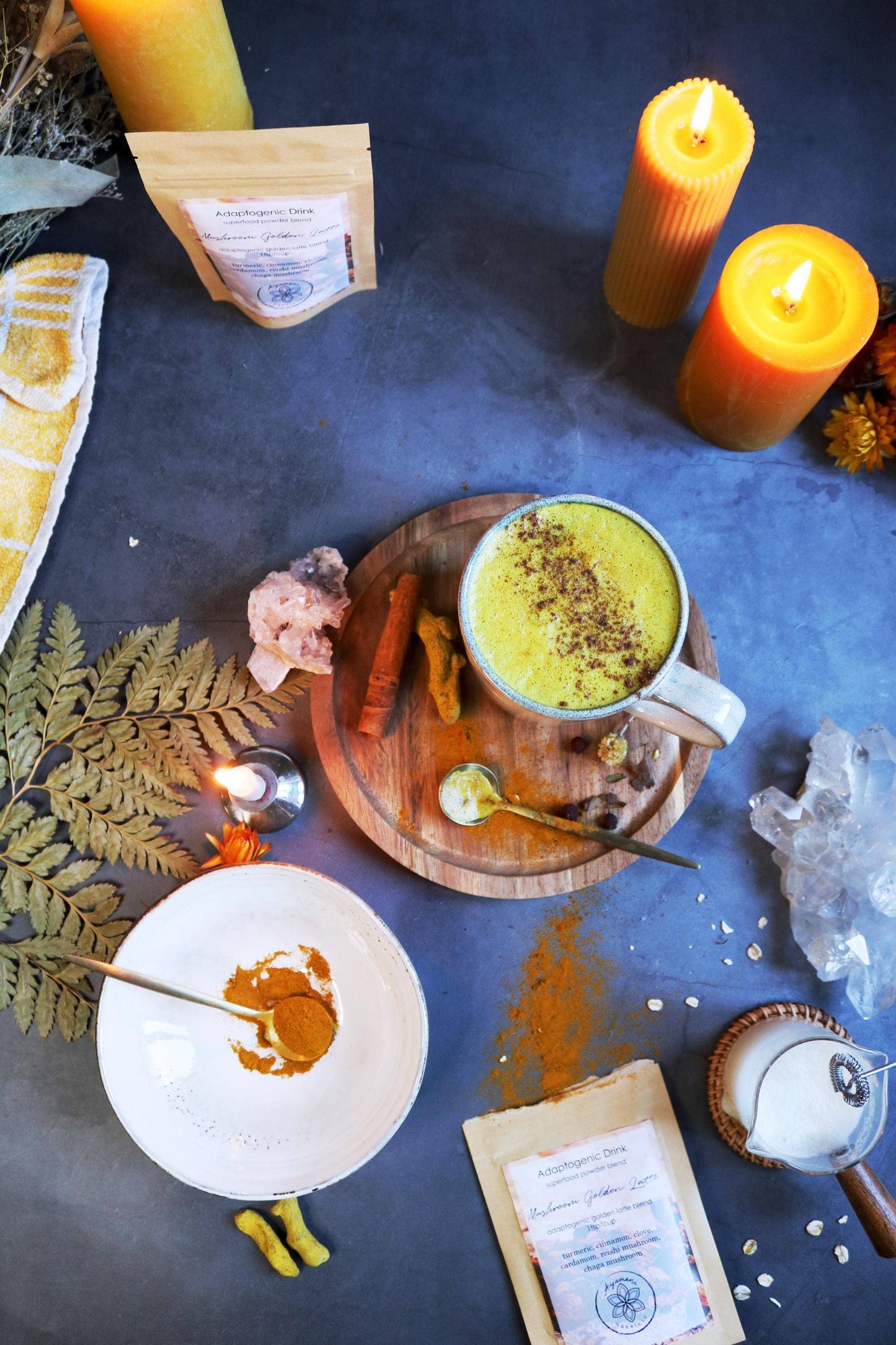 Gullmelk med Chaga