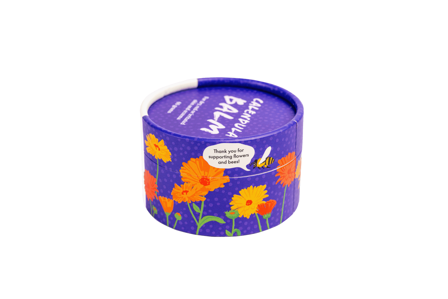 Calendula balm in paper packaging -English version