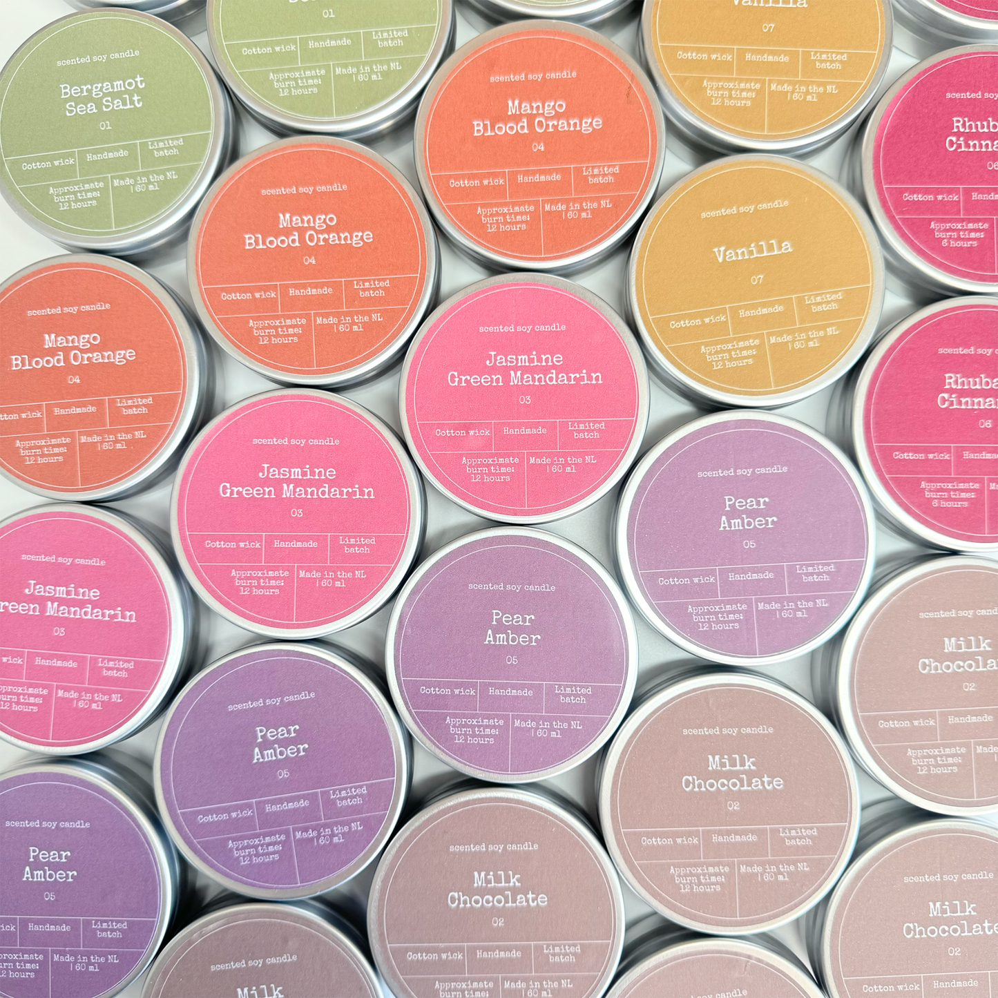 SOY WAX SCENTED CANDLE | JASMINE & MANDARIN
