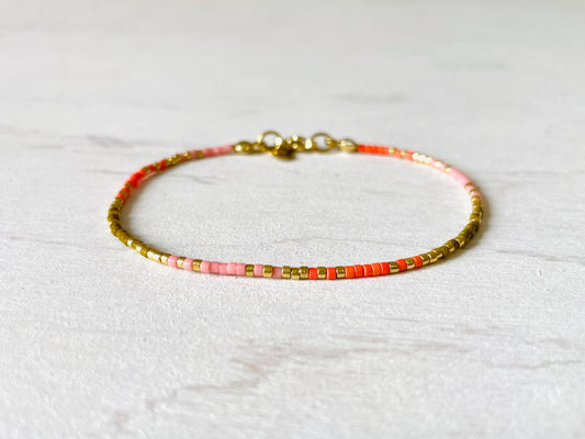 Stainless steel women's bracelets, bead bracelets N005