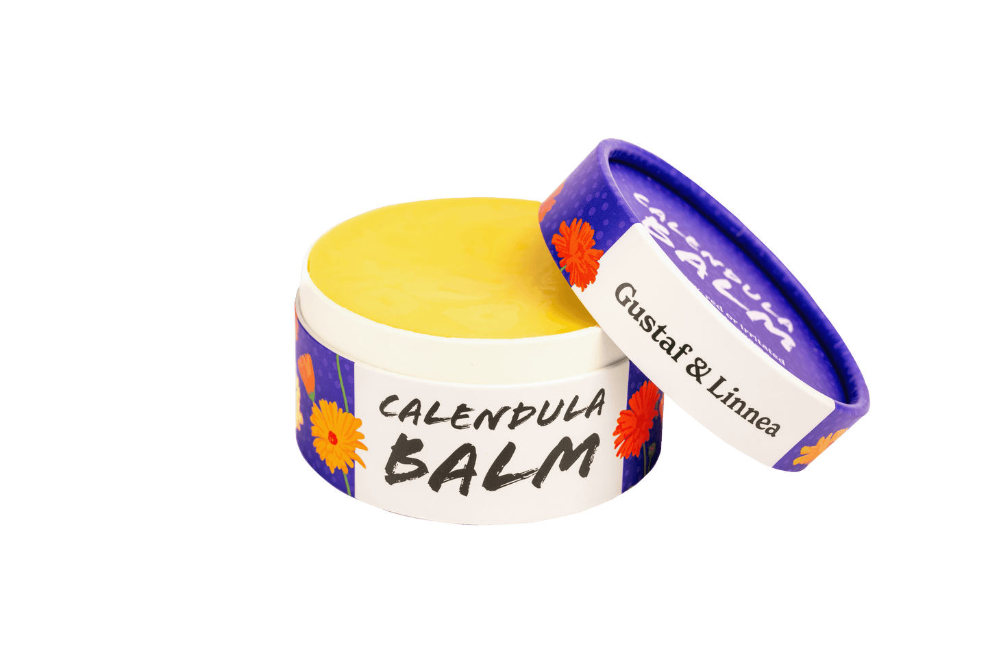 Calendula balm in paper packaging -English version