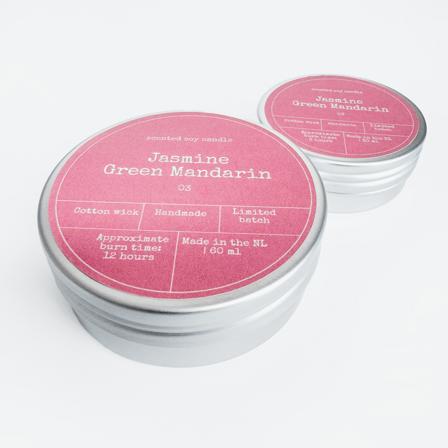 SOY WAX SCENTED CANDLE | JASMINE & MANDARIN